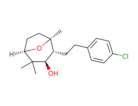 (1S,2R,3R,5R)-2-((4-chlorophen)ethyl)-1,4,4-trimethyl-8-oxabicyclo[3.2.1]octan-3-ol