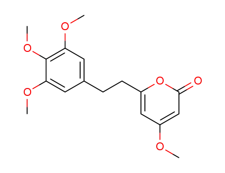 2H-Pyran-2-one, 4-methoxy-6-[2-(3,4,5-trimethoxyphenyl)ethyl]-