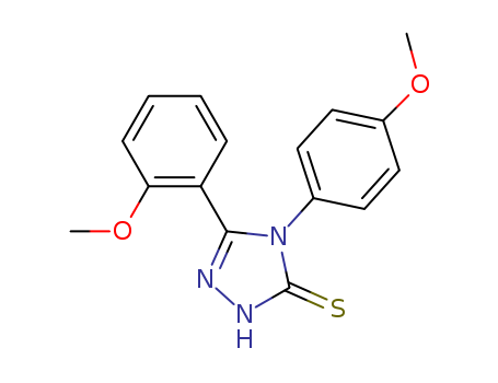 5-(2-METHOXYPHENYL)-4-(4-METHOXYPHENYL)-4H-1,2,4-TRIAZOLE-3-THIOL
