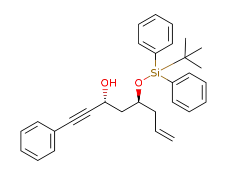 (3R,5S)-5-(tert-butyldiphenylsiloxy)-1-phenyloct-7-en-1-yn-3-ol