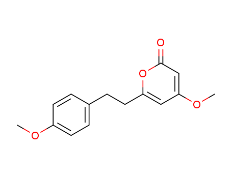 2H-Pyran-2-one, 4-methoxy-6-[2-(4-methoxyphenyl)ethyl]-
