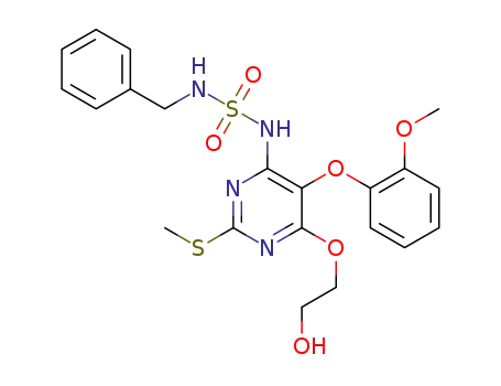 N-(6-(2-hydroxyethoxy)-2-methylsulfanyl-5-(2-methoxyphenoxy)pyrimidin-4-yl)-N'-benzylsulfamide