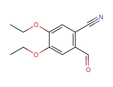 4,5-diethoxy-2-formylbenzonitrile