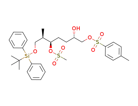 C<sub>32</sub>H<sub>44</sub>O<sub>8</sub>S<sub>2</sub>Si
