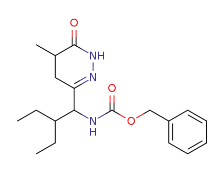 benzyl [2-ethyl-1-(5-methyl-6-oxo-1,4,5,6-tetrahydropyridazin-3-yl)butyl]carbamate
