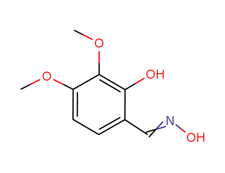 Molecular Structure of 917955-26-1 (Benzaldehyde, 2-hydroxy-3,4-dimethoxy-, oxime)