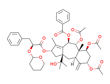 5α-acetyl-13α-[(2'S)-O-(tetrahydropyran-2-yl)-3-phenyllactate]brevifoliol