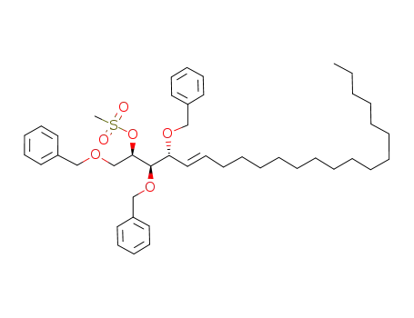 (5E)-(2R,3R,4R)-1,3,4-tribenzyloxy-2-methanesulfonyloxy-5-docosene
