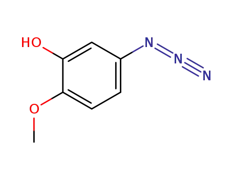 Molecular Structure of 876012-81-6 (Phenol, 5-azido-2-methoxy-)