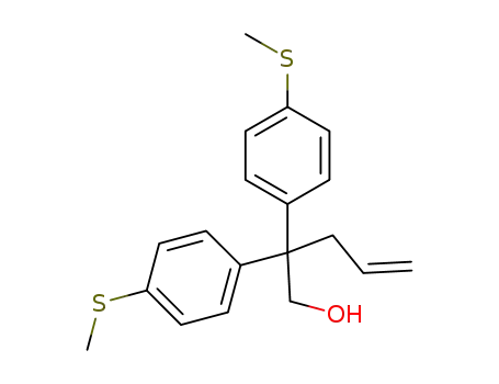 2,2-bis(4-(methylthio)phenyl)pent-4-en-1-ol