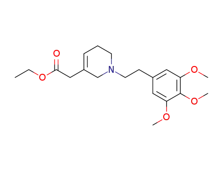 1-{[2-(3,4,5-trimethoxy-phenyl)-ethyl]-1,2,5,6-tetrahydro-pyridin-3-yl}-acetic acid ethyl ester