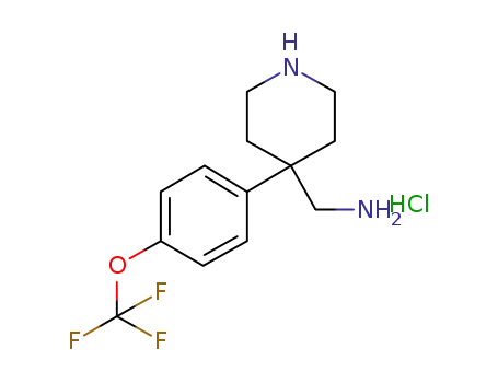 C-[4-(4-trifluoromethoxyphenyl)piperidin-4-yl]methylamine hydrochloride