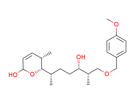 6-[4-hydroxy-6-(4-methoxy-benzyloxy)-1,5-dimethyl-hexyl]-5-methyl-5,6-dihydro-2<i>H</i>-pyran-2-ol