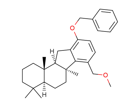 (4aS,6aS,11aR,11bS)-10-(benzyloxy)-7-(methoxymethyl)-4,4,6a,11b-tetramethyl-2,3,4,4a,5,6,6a,11,11a,11b-decahydro-1H-benzo[a]fluorine