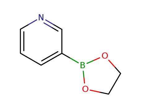 Molecular Structure of 1196-60-7 (Pyridine, 3-(1,3,2-dioxaborolan-2-yl)-)