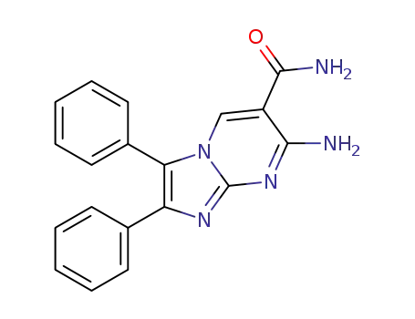 7-amino-2,3-diphenylimidazo[1,2-a]pyrimidine-6-carboxamide