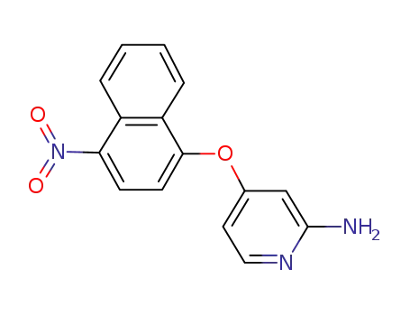 4-((4-nitronaphthalen-1-yl)oxy)pyridin-2-amine