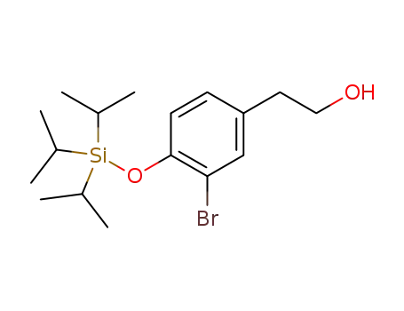 2-(3-bromo-4-(triisopropylsilyloxy)phenyl)ethanol