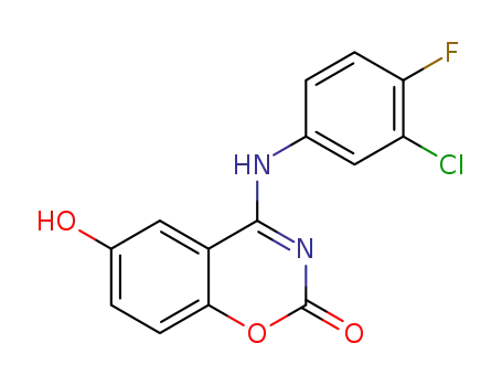 C<sub>14</sub>H<sub>8</sub>ClFN<sub>2</sub>O<sub>3</sub>