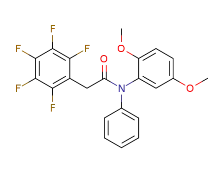 N-(2,5-dimethoxyphenyl)-2-(pentafluorophenyl)-N-phenylacetamide