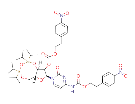 N<sup>4</sup>-[2-(4-nitrophenyl)ethoxycarbonyl]-1-{2-O-[2-(4-nitrophenyl)ethoxycarbonyl]-3,5-O-(1,1,3,3-tetraisopropyldisiloxane-1,3-diyl)-α-D-arabinofuranosyl}cytosine