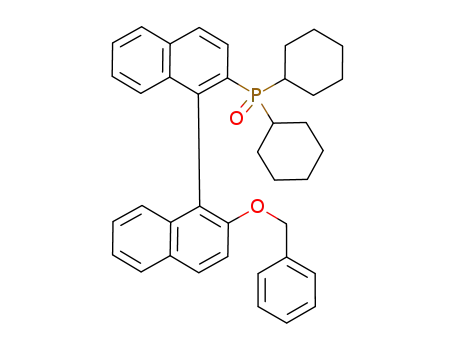Phosphine oxide,
dicyclohexyl[(1S)-2'-(phenylmethoxy)[1,1'-binaphthalen]-2-yl]-
