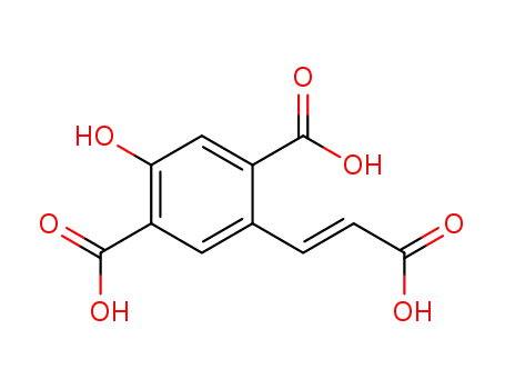 E-2,5-dicarboxy-4-hydroxycinnamic acid