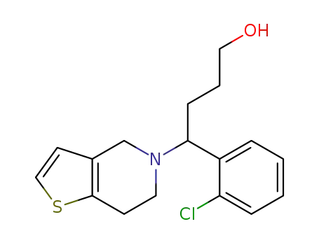 4-(2-chlorophenyl)-4-(6,7-dihydro-4H-thieno[3,2-c]pyridine-5-yl)butan-1-ol