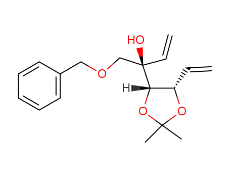 (3R,4S,5S)-3-(benzyloxymethyl)-1,6-dien-4,5-(O-isopropylidenedioxy)-heptan-3-ol