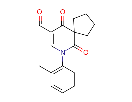 6,10-dioxo-7-o-tolyl-7-azaspiro[4.5]dec-8-ene-9-carbaldehyde