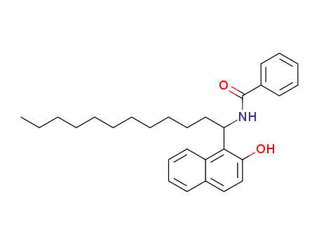 Molecular Structure of 1372802-77-1 (N-(1-(2-hydroxynaphthalen-1-yl)dodecyl)benzamide)