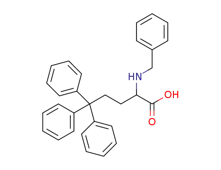 2-(benzylamino)-5,5,5-triphenylpentanoic acid