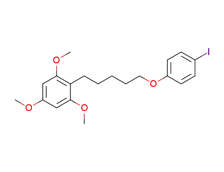 2-[5-(4-iodophenoxy)pentyl]-1,3,5-trimethoxybenzene
