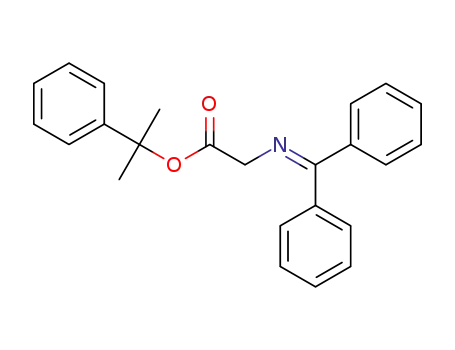 Molecular Structure of 1351184-94-5 (2-phenylpropan-2-yl-2-((diphenylmethylene)amino)acetate)