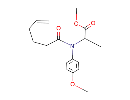 Alanine, N-(4-methoxyphenyl)-N-(1-oxo-5-hexen-1-yl)-, methyl ester