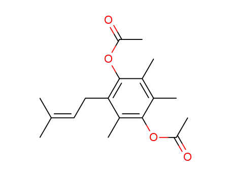 1,4-Benzenediol, 2,3,5-trimethyl-6-(3-methyl-2-butenyl)-, diacetate