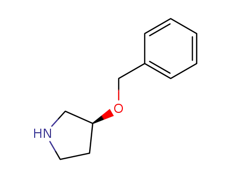 Molecular Structure of 911313-90-1 ((S)-3-(BENZYLOXY)PYRROLIDINE)