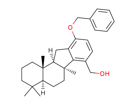 ((4aS,6aS,11aR,11bS)-10-(benzyloxy)-4,4,6a,11b-tetramethyl-2,3,4,4a,5,6,6a,11,11a,11b-decahydro-1H-benzo[a]fluoren-7-yl)methanol