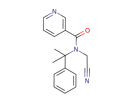 N-(cyanomethyl)-N-(1-methyl-1-phenylethyl)nicotinamide