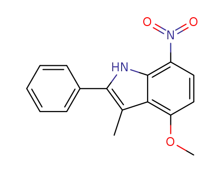 3-methyl-4-methoxy-7-nitro-2-phenylindole