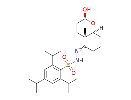 (2S,4aR,8aS)-2-hydroxy-4a-methyloctahydrochromen-5-N'-(2,4,6-triisopropylbenzenesulfono)hydrazone