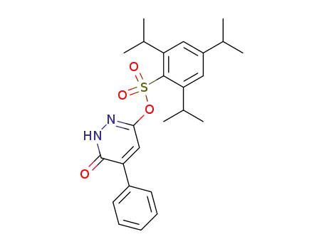 2,4,6-triisopropyl-benzenesulfonic acid 6-oxo-5-phenyl-1,6-dihydro-pyridazin-3-yl ester