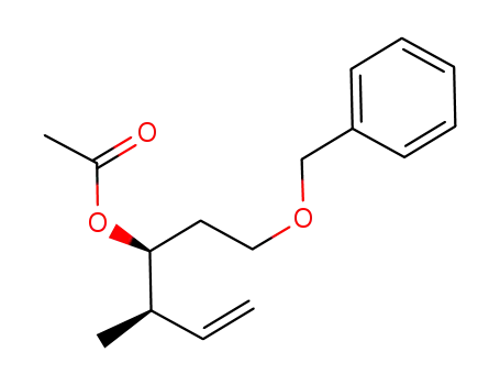 5-Hexen-3-ol, 4-methyl-1-(phenylmethoxy)-, 3-acetate, (3S,4R)-