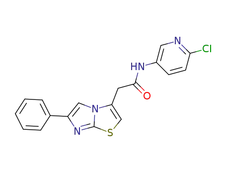 N-(6-chloropyridin-3-yl)-2-(6-phenylimidazo[2,1-b]thiazol-3-yl)acetamide