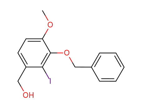 3-benzyloxy-2-iodo-4-methoxybenzyl alcohol