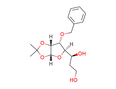 3-O-benzyl-6-deoxy-1,2-O-isopropylidene-β-L-talo-hepto-1,4-furanose