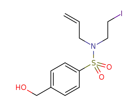 N-allyl-N-(2-iodoethyl)-4-hydroxymethylbenzenesulfonamide