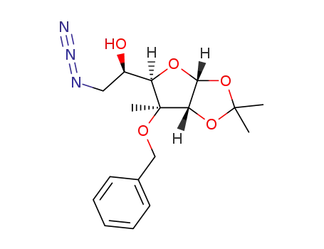 6-azido-6-deoxy-1,2-O-isopropylidene-3-C-methyl-3-benzyl-α-glucofuranose