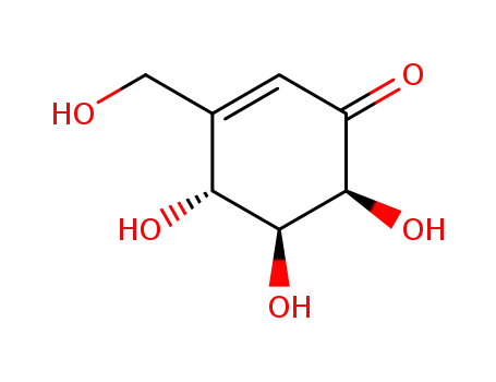 (2S,3S,4R)-trihydroxy-5-hydroxymethylcyclohex-5-en-1-one