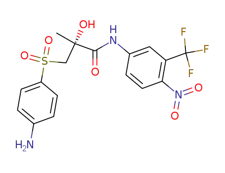 (R)-3-(4-aminophenylsulfonyl)-2-hydroxy-2-methyl-N-(4-nitro-3-trifluoromethylphenyl)propionamide